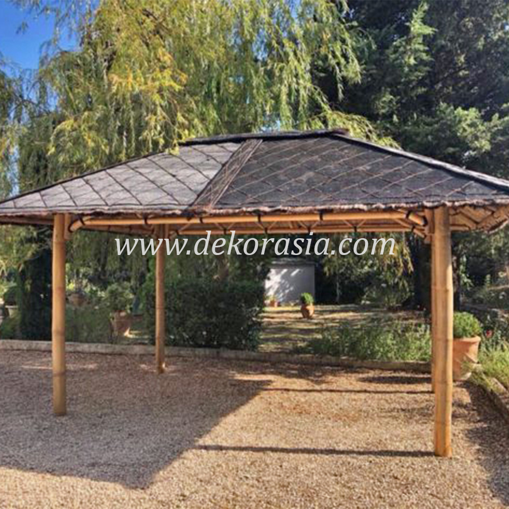 Bamboo Gazebo for Home Garden, Bamboo Gazebo Outdoor